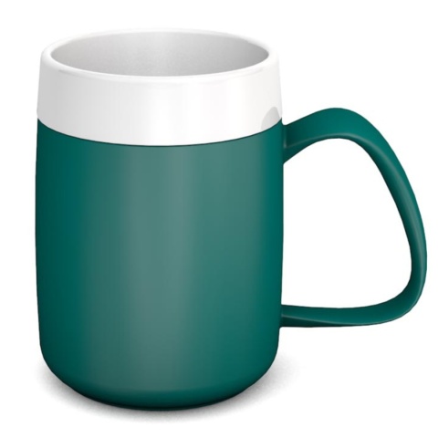 Kubek termiczny (podwójna ścianka) + dedykowany ustnik (butelkowa zieleń)