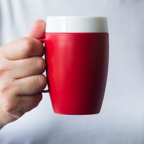 Termiczny kubek z wewnętrznym stożkiem + dedykowany ustnik (nocny granat)