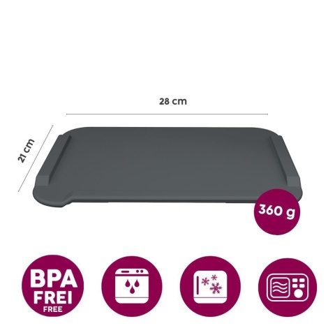 Antypoślizgowa duża deska z pomocnikiem praca jedną ręką (słoneczny żółty)