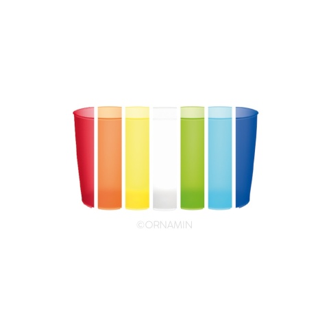 Lekki kubek z ukrytą miarką + dedykowany ustnik (rubinowy kryształ)