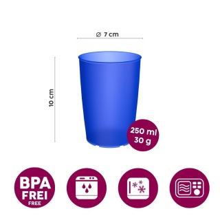 Lekki kubek z ukrytą miarką + dedykowany ustnik (pomarańczowy kryształ)