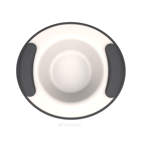 Miska utrzymujący ciepło z podwójnym dnem (grafitowy antracyt)