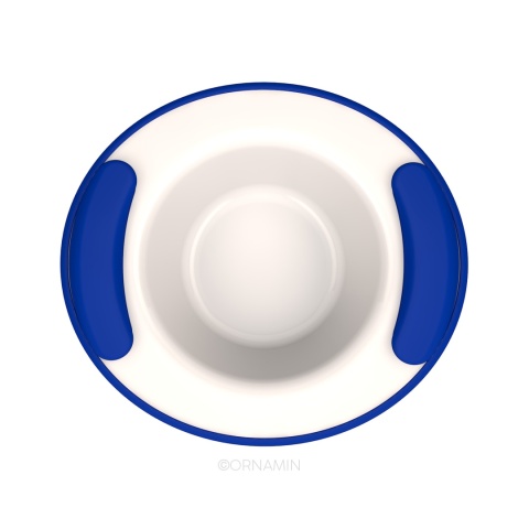 Miska utrzymujący ciepło z podwójnym dnem (głęboki szafir)