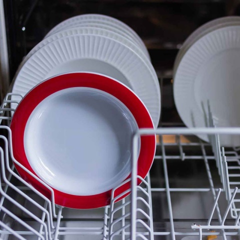 Talerz astystujący z ukośnym dnem Ø20 cm (grafitowy antracyt)