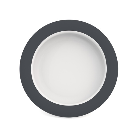 Talerz astystujący z ukośnym dnem Ø20 cm (grafitowy antracyt)