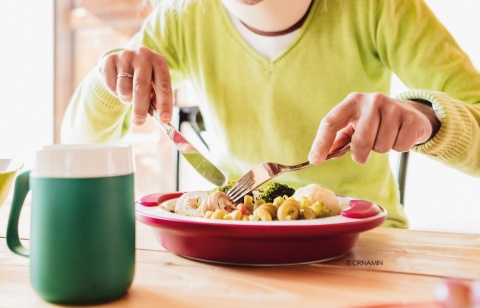 Talerz utrzymujący ciepło z podwójnym dnem (grafitowy antracyt)