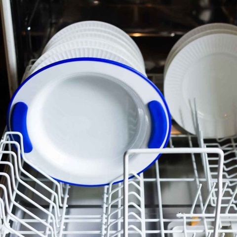 Talerz utrzymujący ciepło z podwójnym dnem (głęboki szafir)