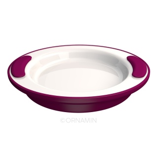 Talerz utrzymujący ciepło z podwójnym dnem (aksamitna purpura)