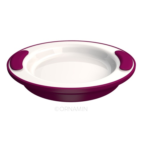 Talerz utrzymujący ciepło z podwójnym dnem (aksamitna purpura)