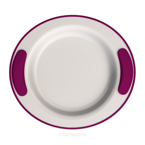 Talerz utrzymujący ciepło z podwójnym dnem (aksamitna purpura)