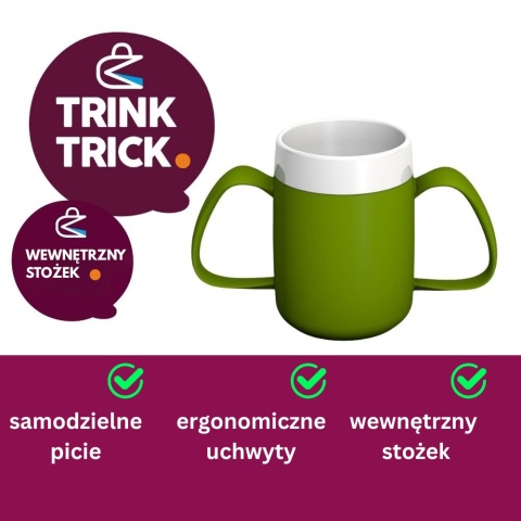 Kubek termiczny z dwoma uchwytami + dedykowany ustnik (głęboki szafir)