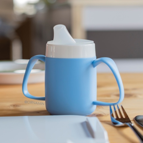 Kubek termiczny z dwoma uchwytami + dedykowany ustnik (aksamitna purpura)