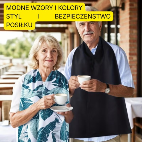 Sliniak dla dorosłych - dyskretny szal ochronny do karmienia (klasyczna krata)