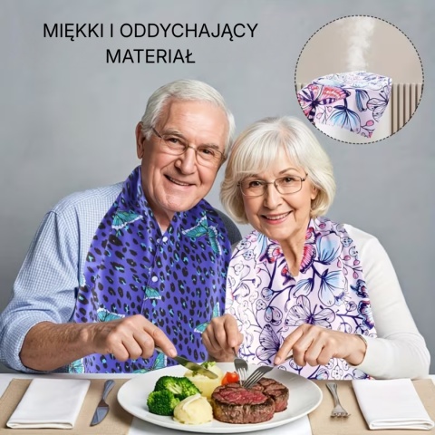 Sliniak dla dorosłych - dyskretny szal ochronny do karmienia (motyw orientalny)