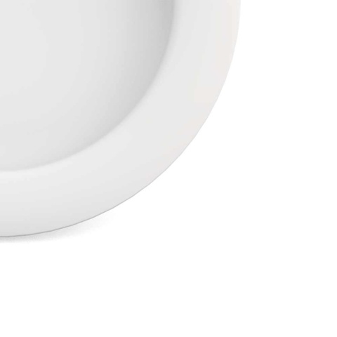 Talerz astystujący z ukośnym dnem Ø20 cm (klasyczna biel)